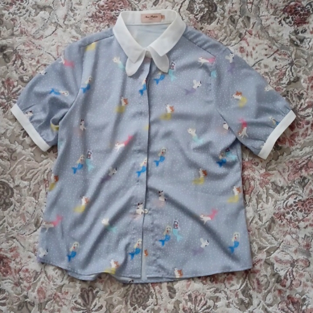 Miss Patina Mer-Cat Blouse